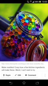 Water marbles